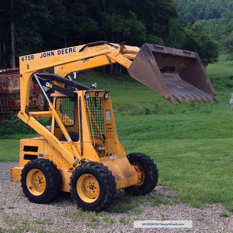 675b john deere skid steer|john deere 675b with ssqa.